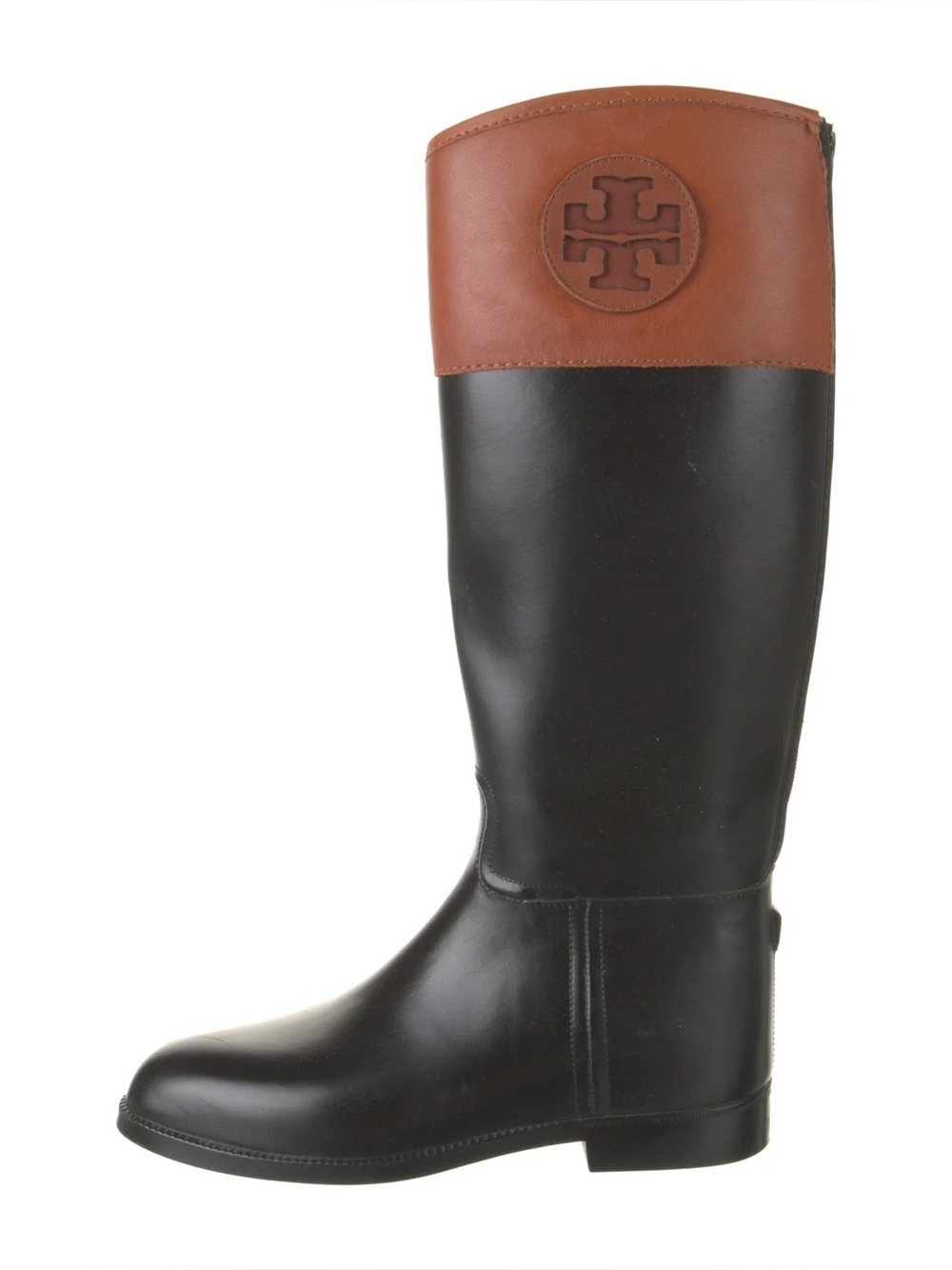 Tory Burch Black Diana Rain Boots